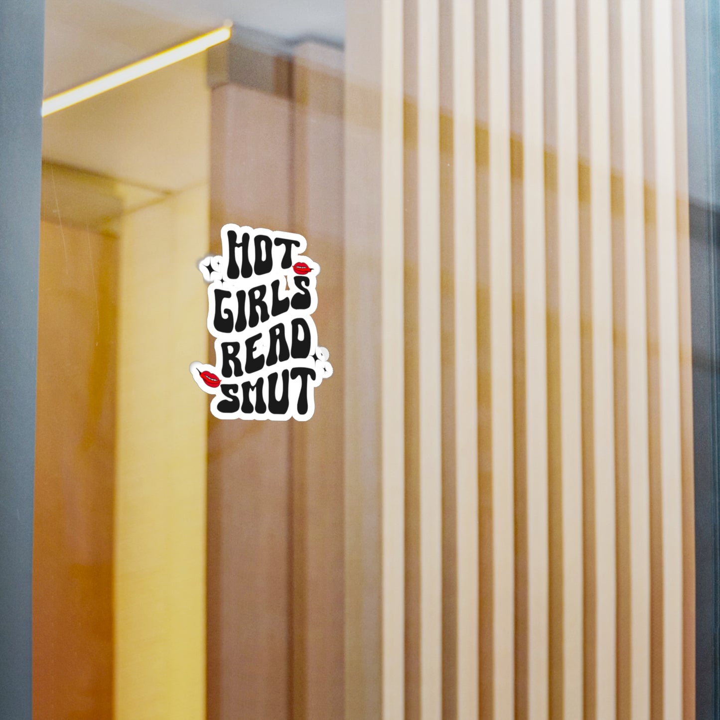 Hot Girls Read Smut Book Sticker, Book Lover Sticker, Reading Sticker