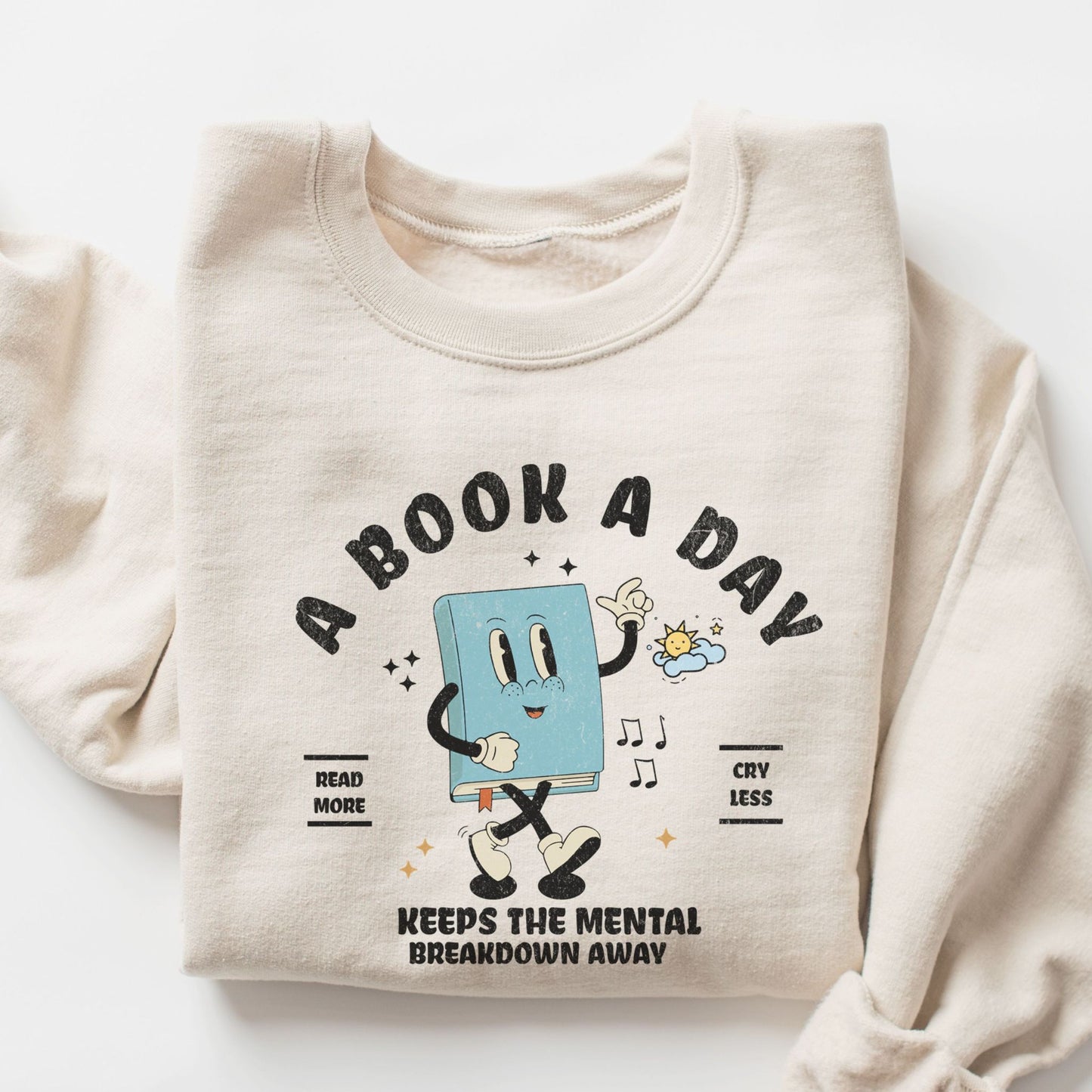 Bookish Mental Health Sweatshirt, Reader Sweatshirt, Librarian Shirt, Book Lover Gift,