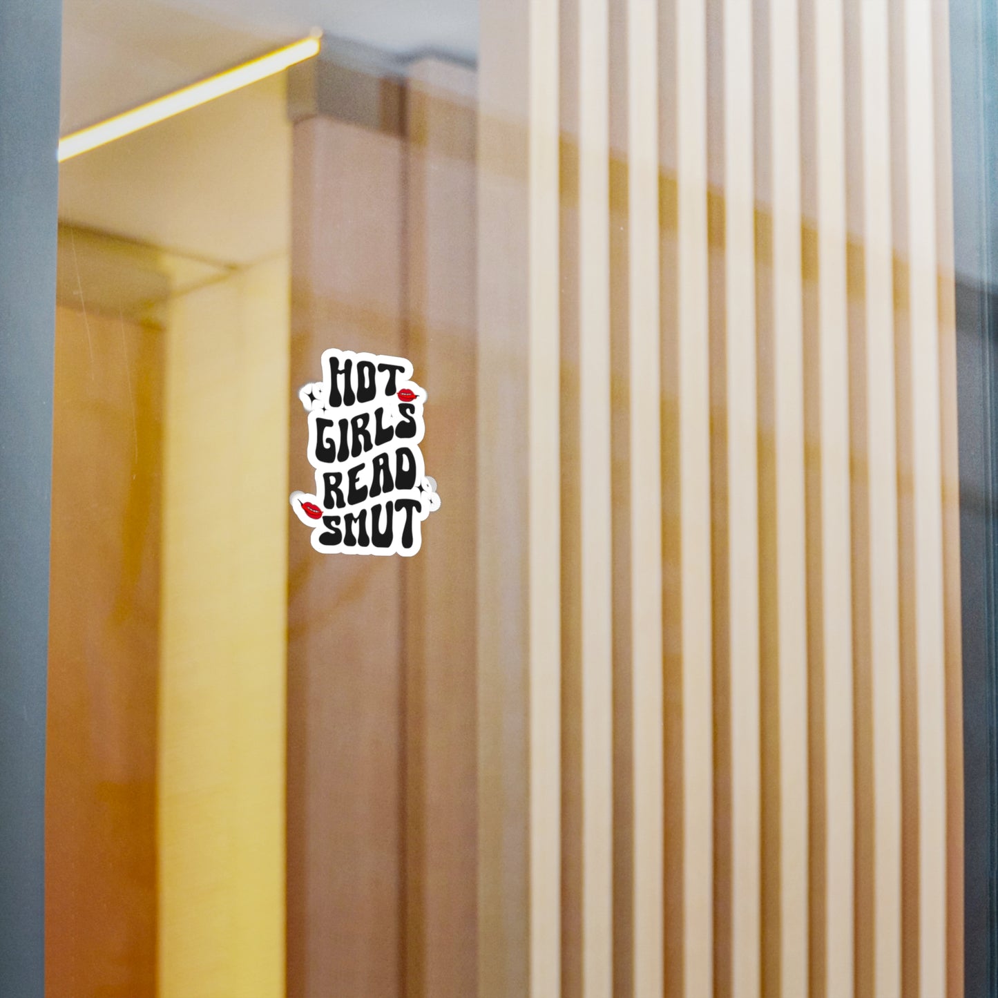 Hot Girls Read Smut Book Sticker, Book Lover Sticker, Reading Sticker