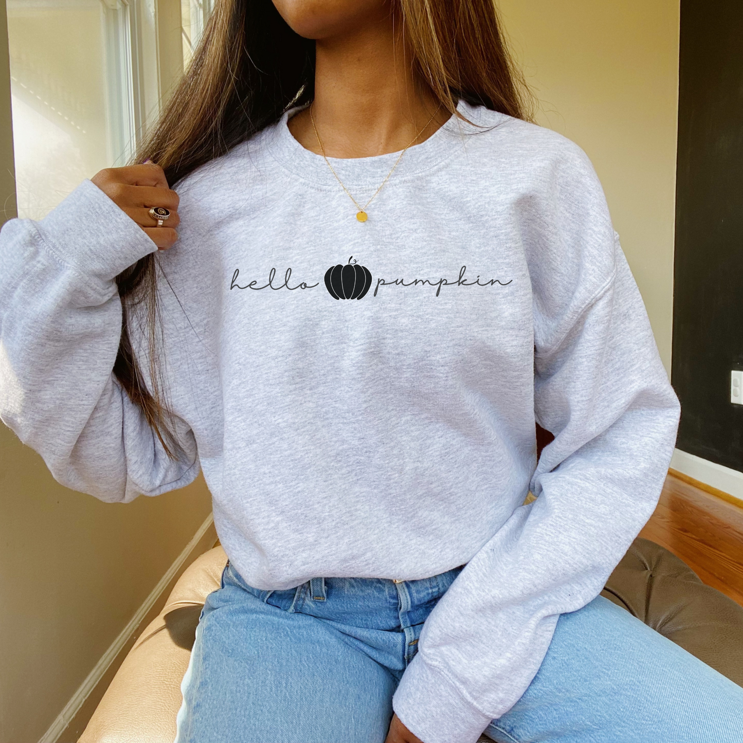 Hello Pumpkin Crewneck - Rajotuulo