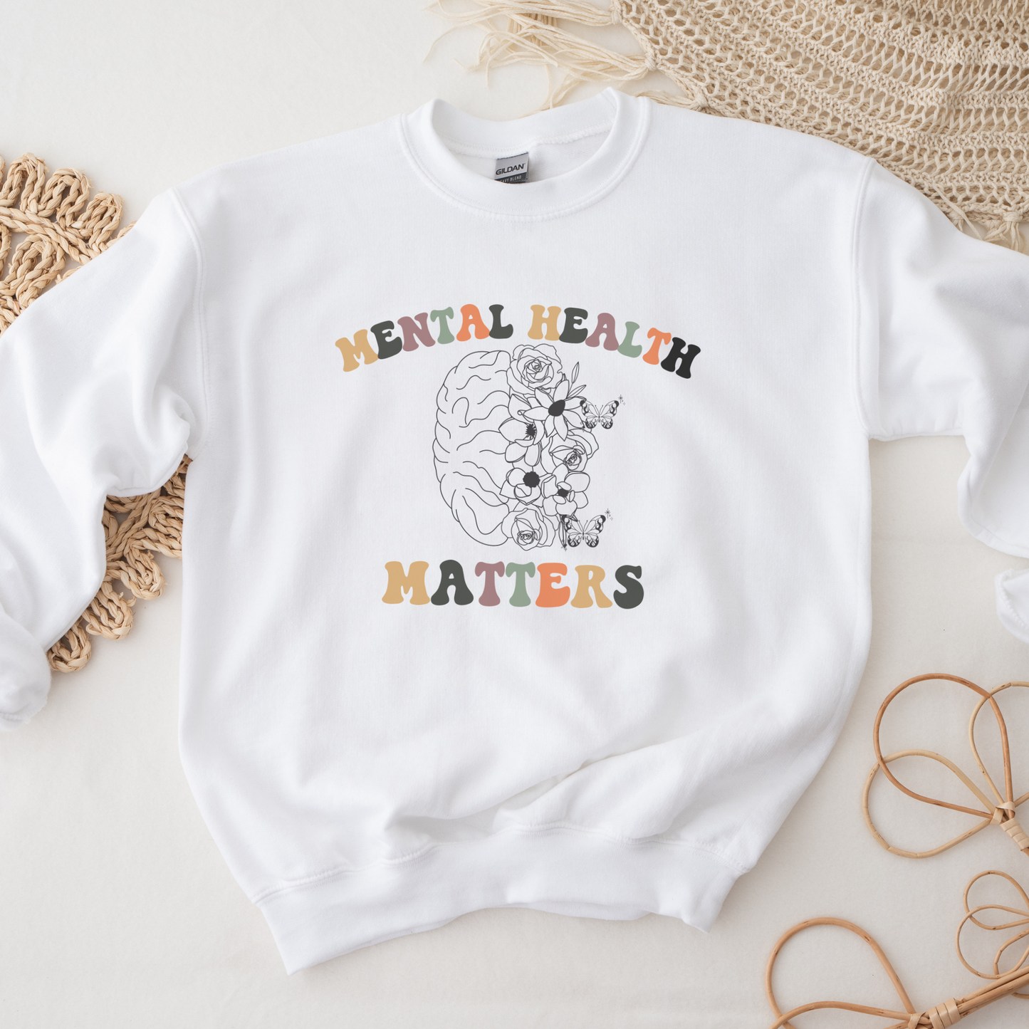 Mental Health Matters Crewneck Sweatshirt