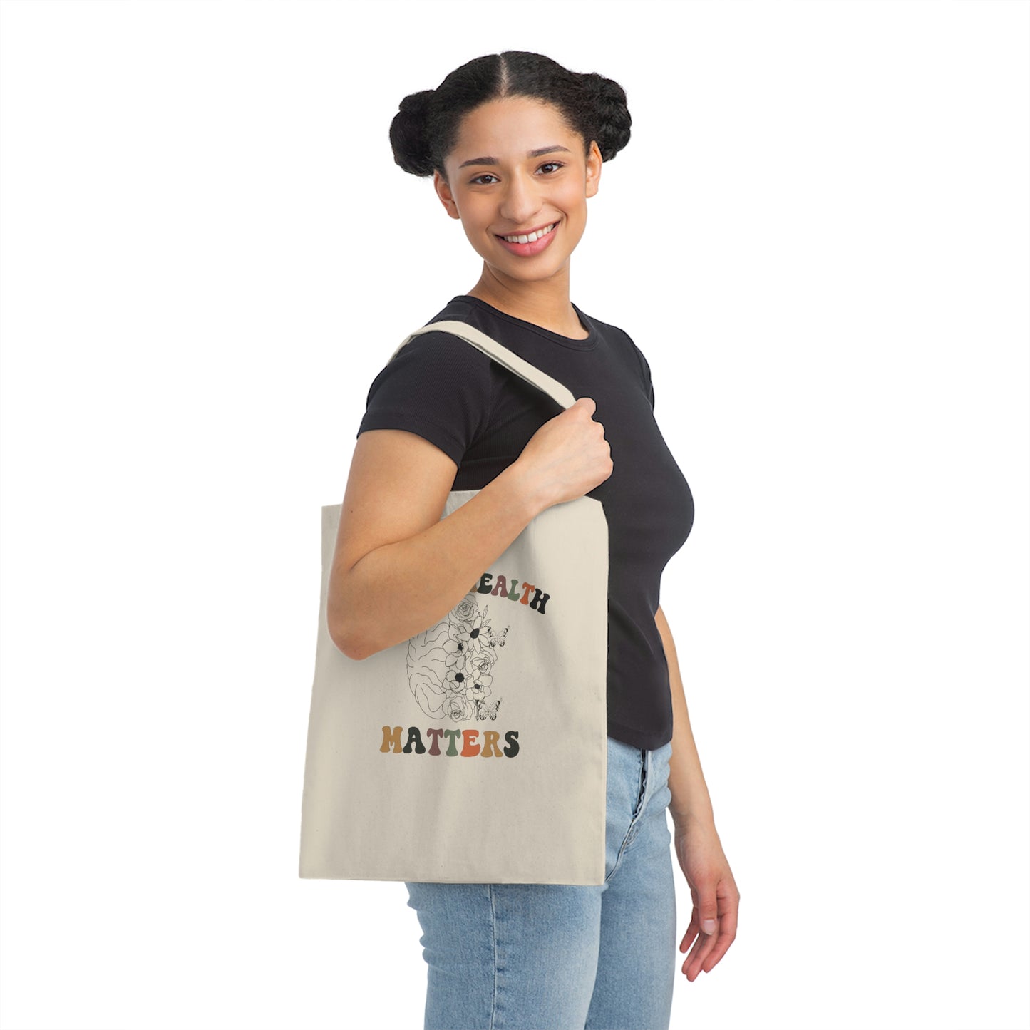 Mental Health Matters Canvas Tote Bag