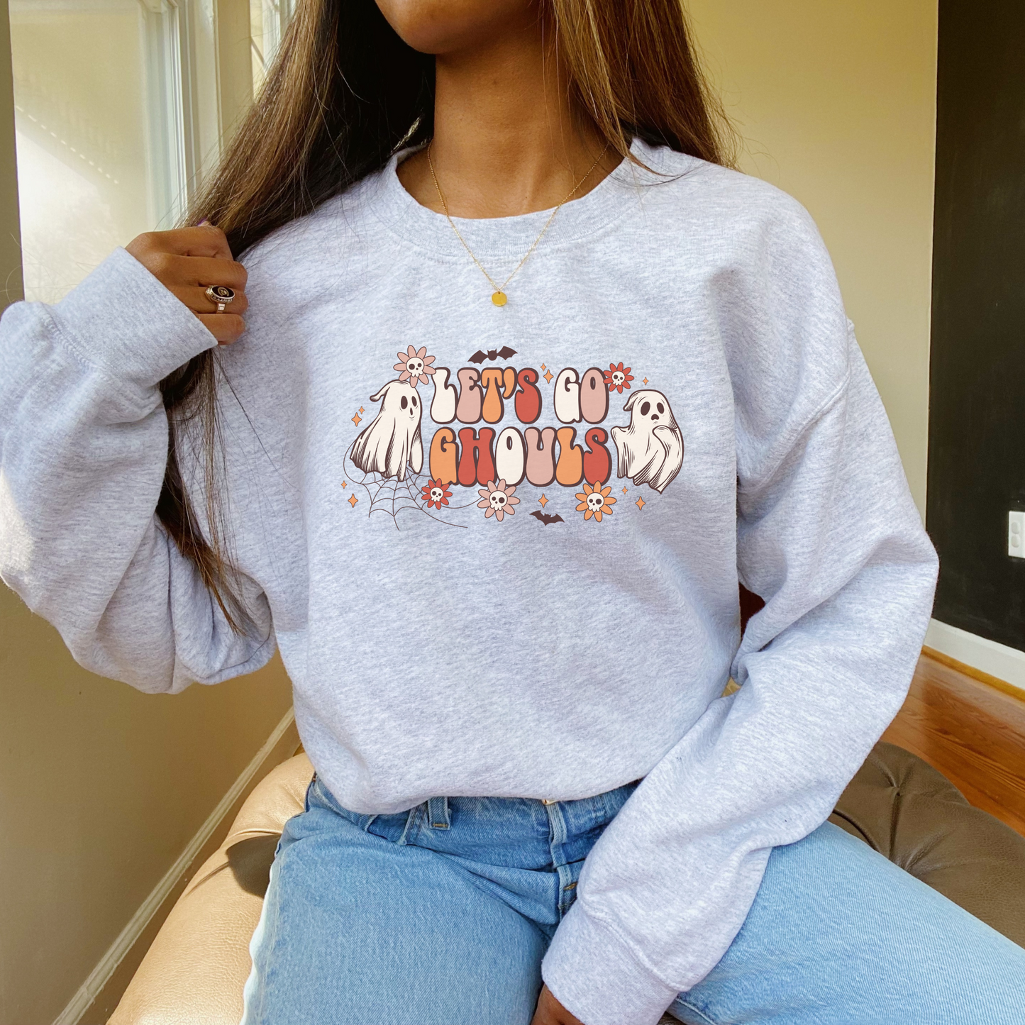 Lets Go Ghouls Crewneck - Rajotuulo