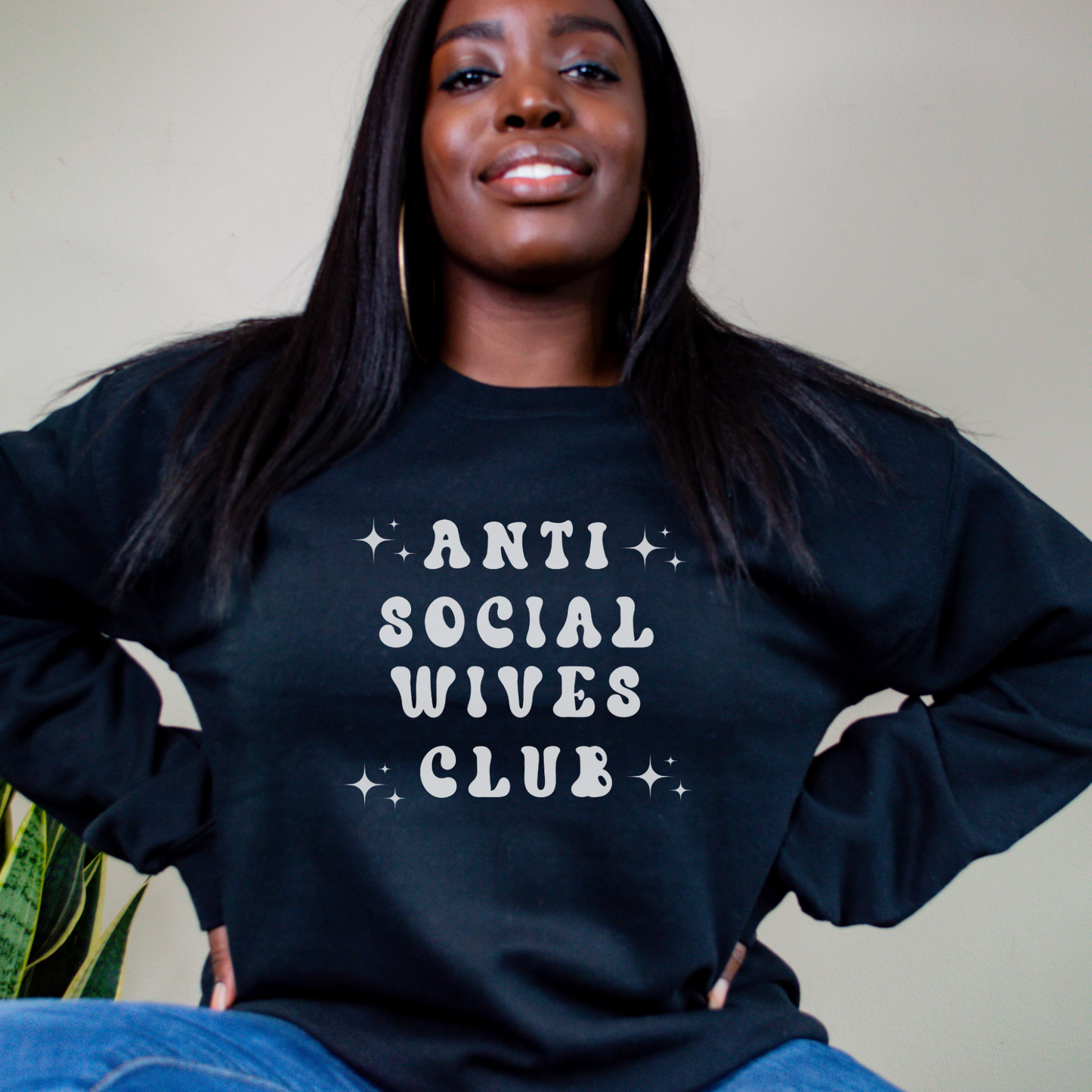 Anti Social Moms Club Crewneck Sweatshirt