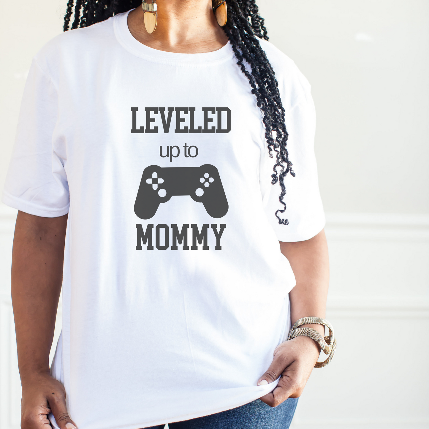 Leveled Up To Mommy Shirt